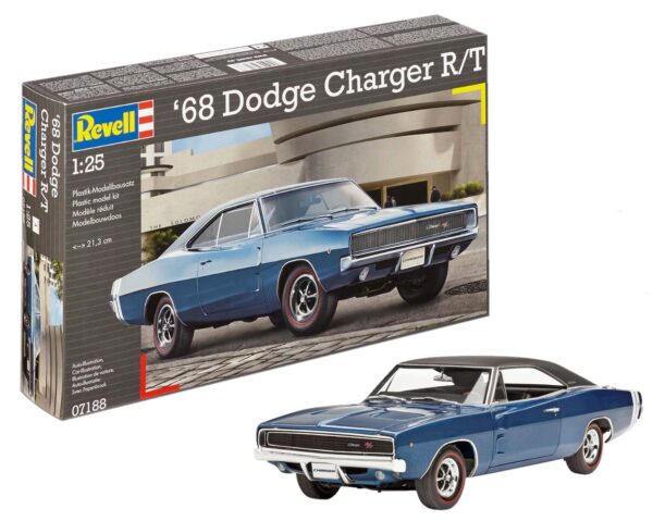 Revell 07188 '68 Dodge Charger R/T 1/25 - Afbeelding 2