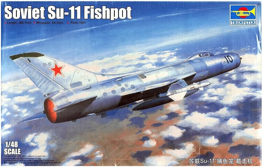 Trumpeter 02898 Soviet Su-11 Fishpot 1/48
