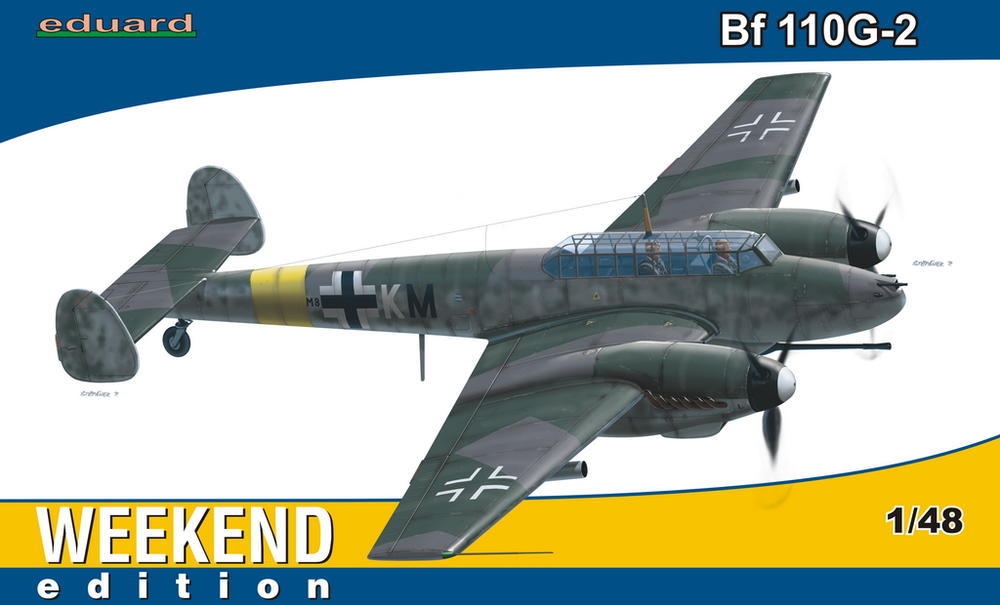 2 Eduard 84140 Bf 110G-2 Weekend Edition 1/48