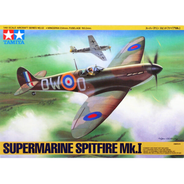 Tamiya 61032 Supermarine Spitfire Mk.I 1/48