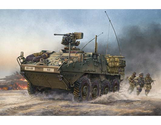 3 Trumpeter 00375 M1126 Stryker Infantry Carrier Vehicle (ICV) 1/35
