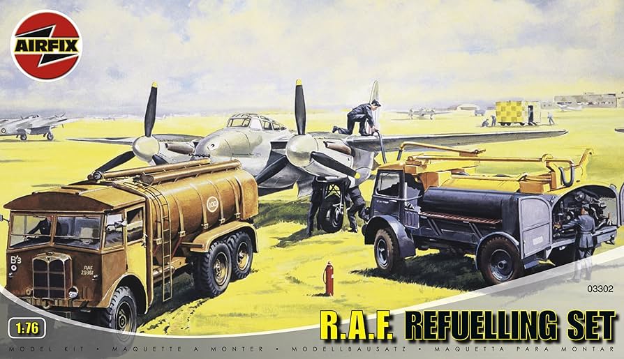 4 Airfix A03302 R.A.F. Refuelling Set 1/76