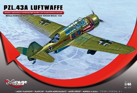 Mirage 481311 PZL.43A Luftwaffe 1/48