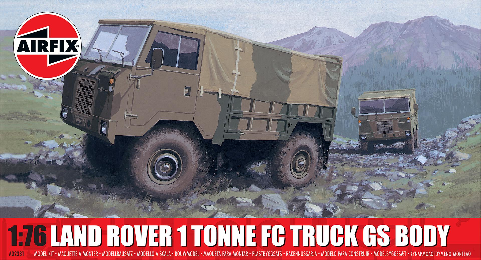 Airfix A02331 Land Rover 1 Tonne FC Truck (GS Body) 1/76