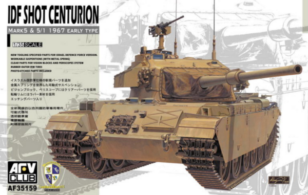 AFV Club AF 35159 IDF SHOT Centurion Mark 5 & 5/1 Early Type 1/35