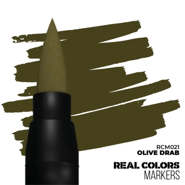 AK Interactive RCM021 Real Colors Markers Olive Drab - Afbeelding 2