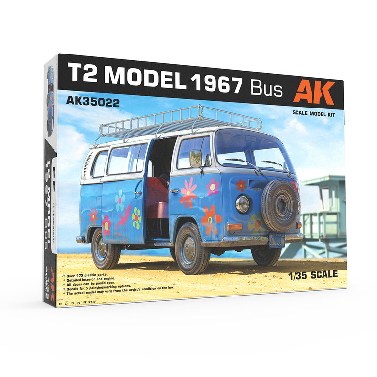 2 AK35022 VW T2 Model 1967 Bus AK Interactive 1/35