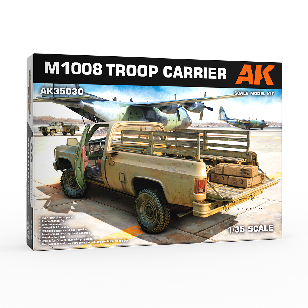 04 AK35030 M1008 Troop Carrier  AK Interactive 1/35