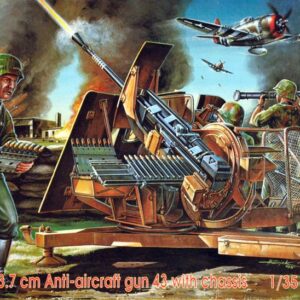 CMK  T35005 German 3.7 cm Anti-Aircraft Gun 43 with Chassis 1/35