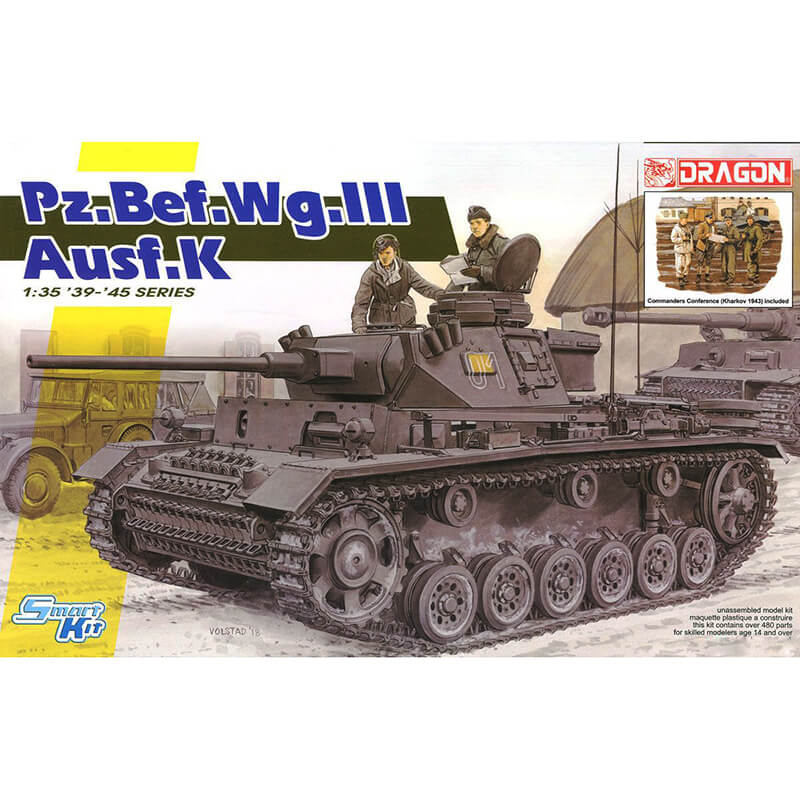 Dragon 6853 Pz.Bef.Wg.III Ausf. K + Bonus Figure Set 1/35