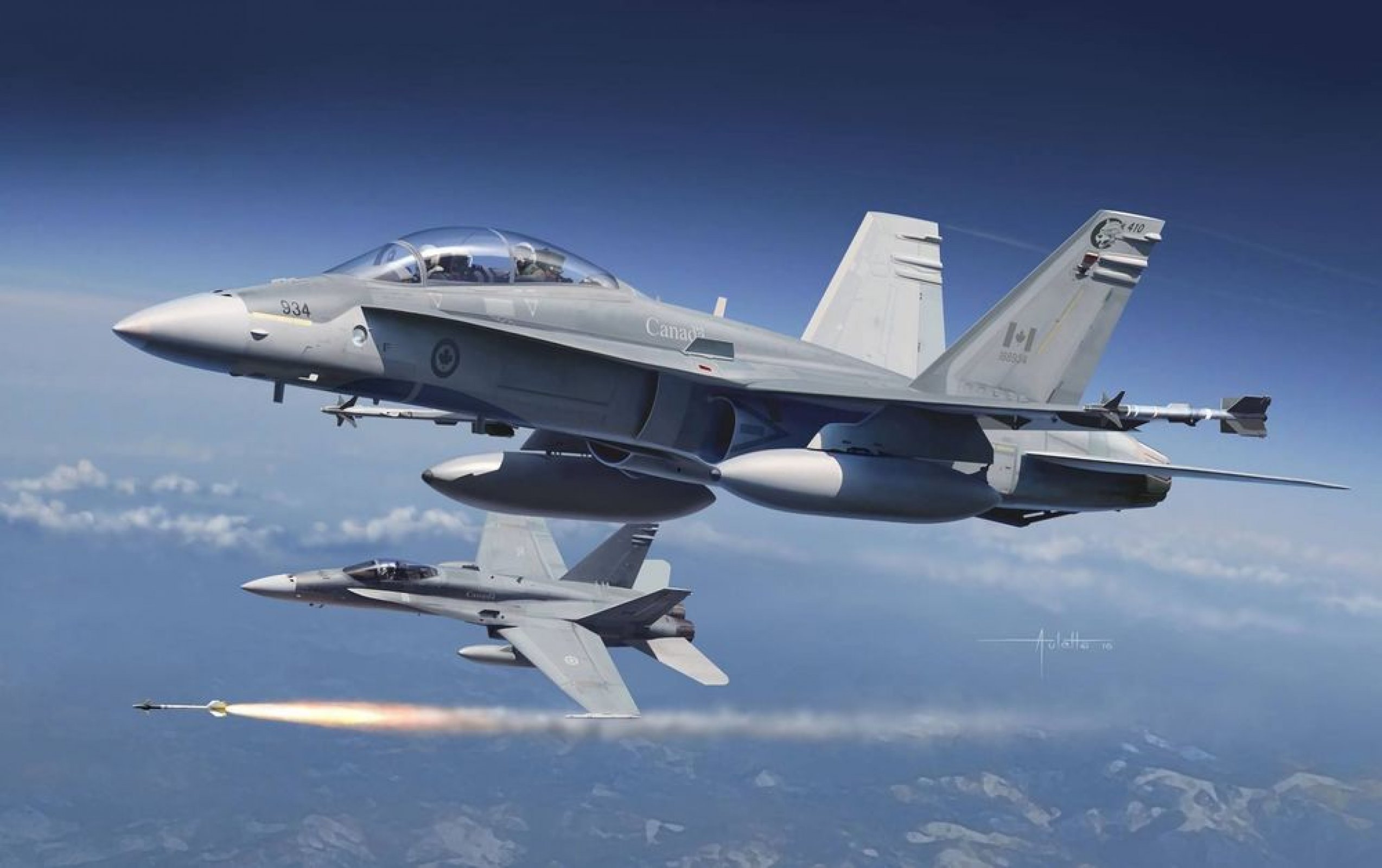 Kinetic K48030 F/A-18 A+ / B / CF-188 1/48
