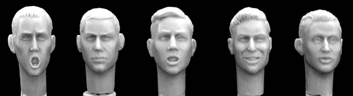 Hornet HH 01 5 Bare Heads 1/35