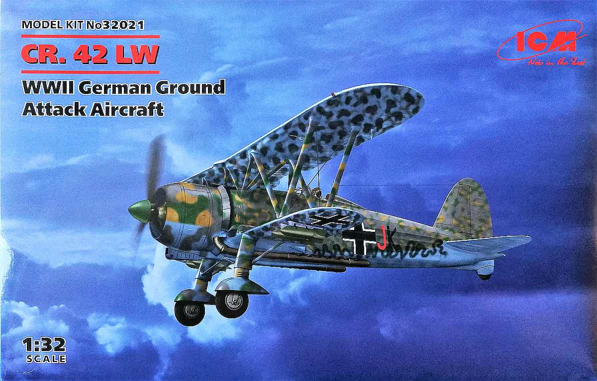 2 ICM 32021 CR. 42 LW WWII German Ground Attack Aircraft 1/32