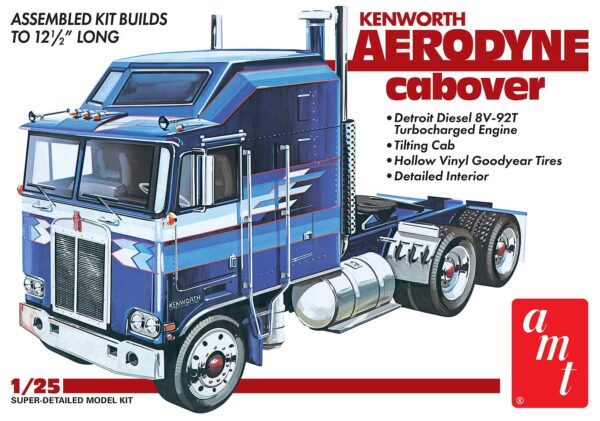 AMT 1463 Kenworth Aerodyne Cabover 1/25