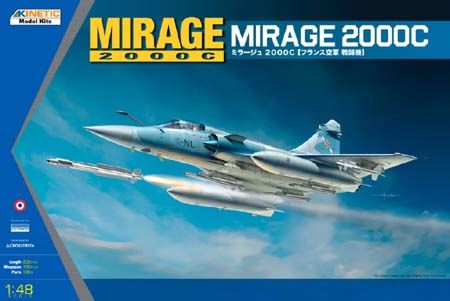 Kinetic K48042 Mirage 2000 Multi-Role Combat Fighter 1/48