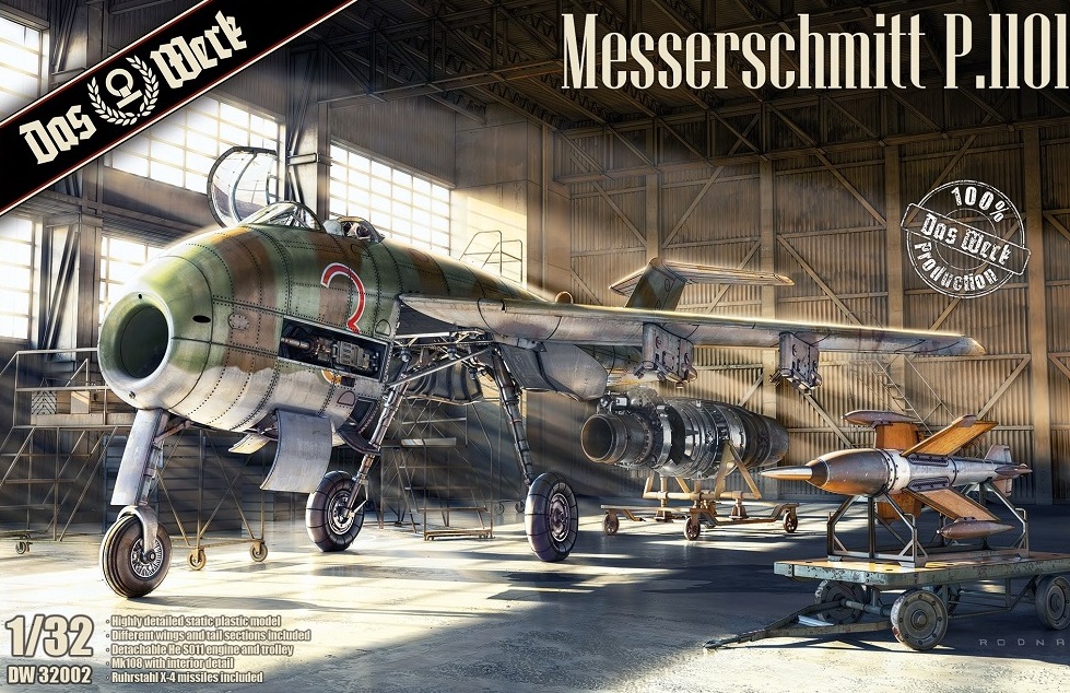 05 Das Werk DW 32002 Messerschmitt P.1101 1/32