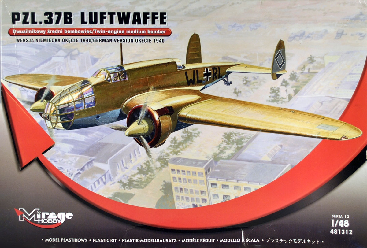 Mirage 481312 PZL.37B Luftwaffe 1/48