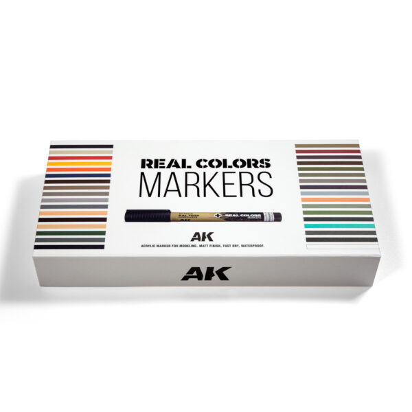 03 AK Interactive RCM150 Real Colors Markers set 34 stuks