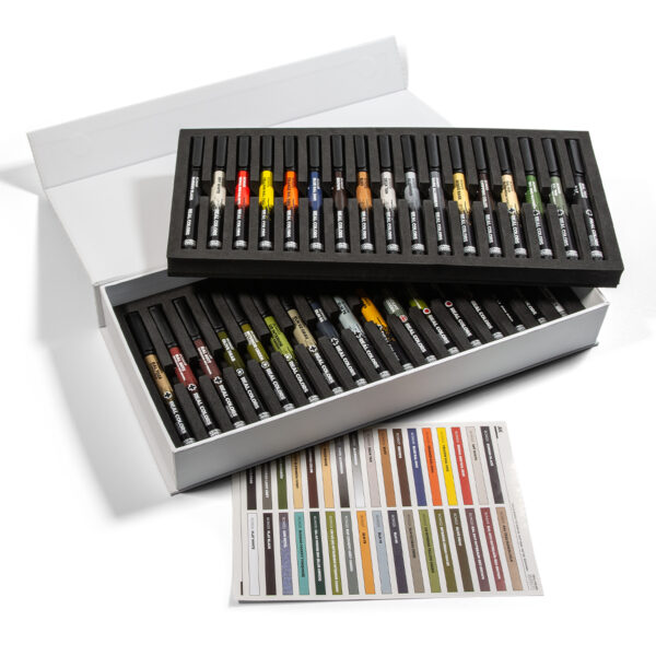 03 AK Interactive RCM150 Real Colors Markers set 34 stuks - Afbeelding 2