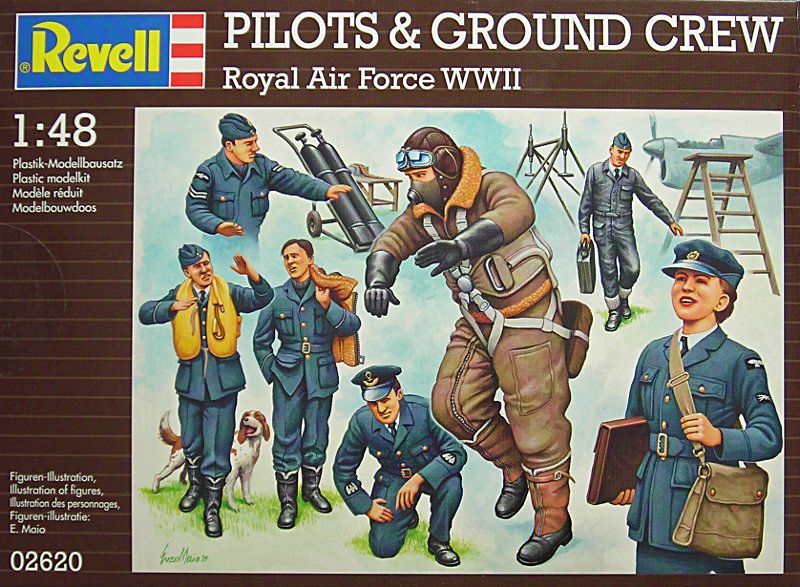 Revell 02620 Pilots & Ground Crew Royal Air Force WWII 1/48