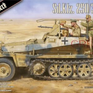 Das Werk DW16019 Sd.Kfz. 250/3 Ausf. A  German WW2 Radio/Command Halftrack 1/16