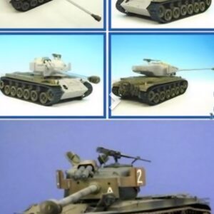 Accurate Armour C075 Super-Pershing Conversion (with Aluminum Barrel) + A072 M26 Pershing Half Cover set 1/35