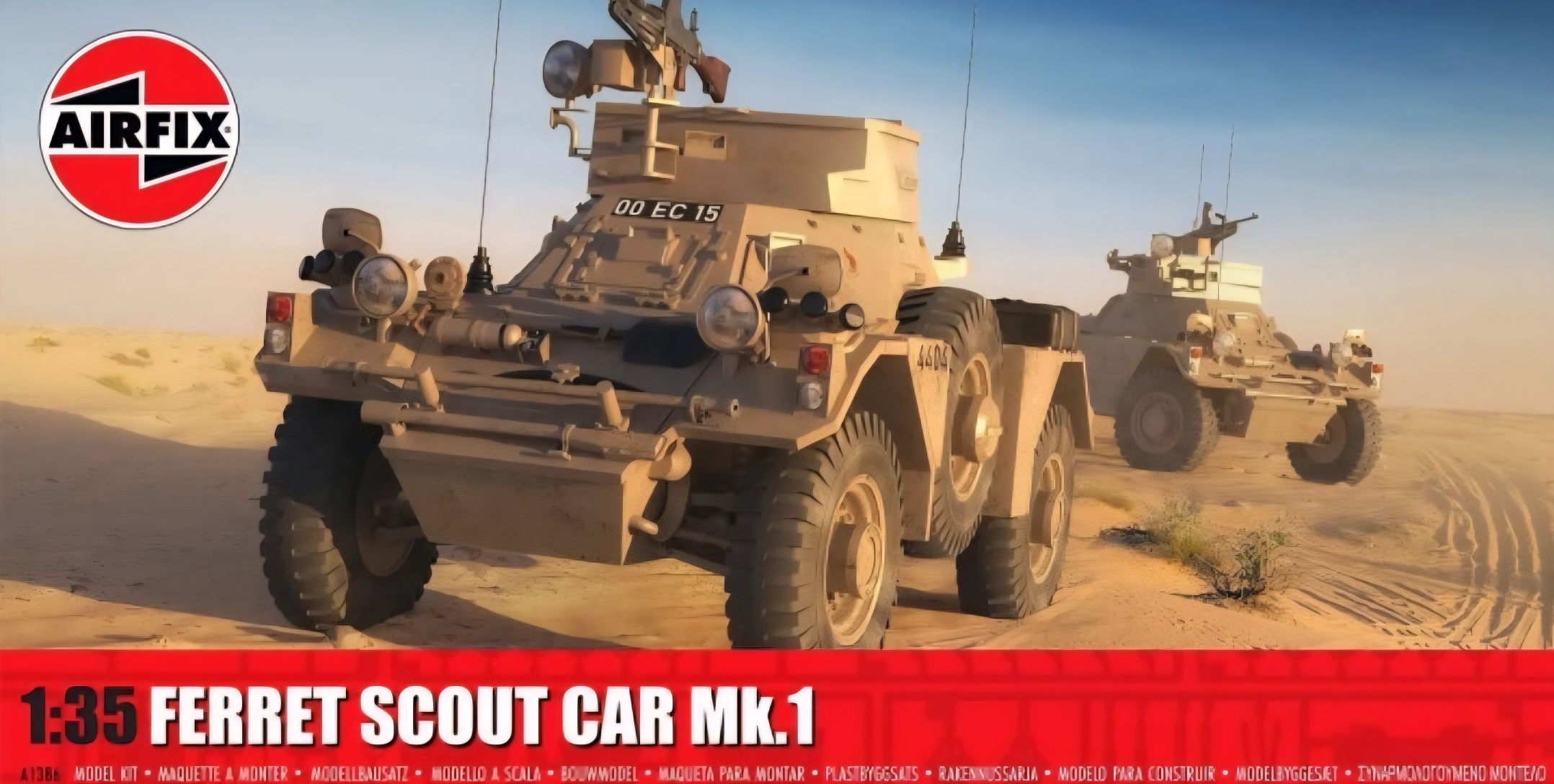 02 Airfix A1386 Ferret Scout Car Mk.1 1/35