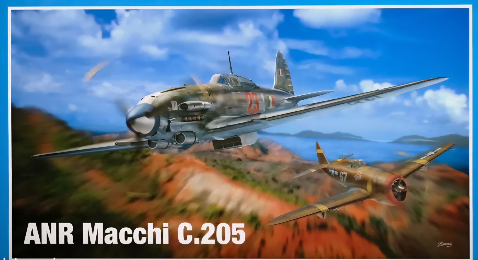4 Pacific Coast Models 32003 ANR Macchi C.205 1/32