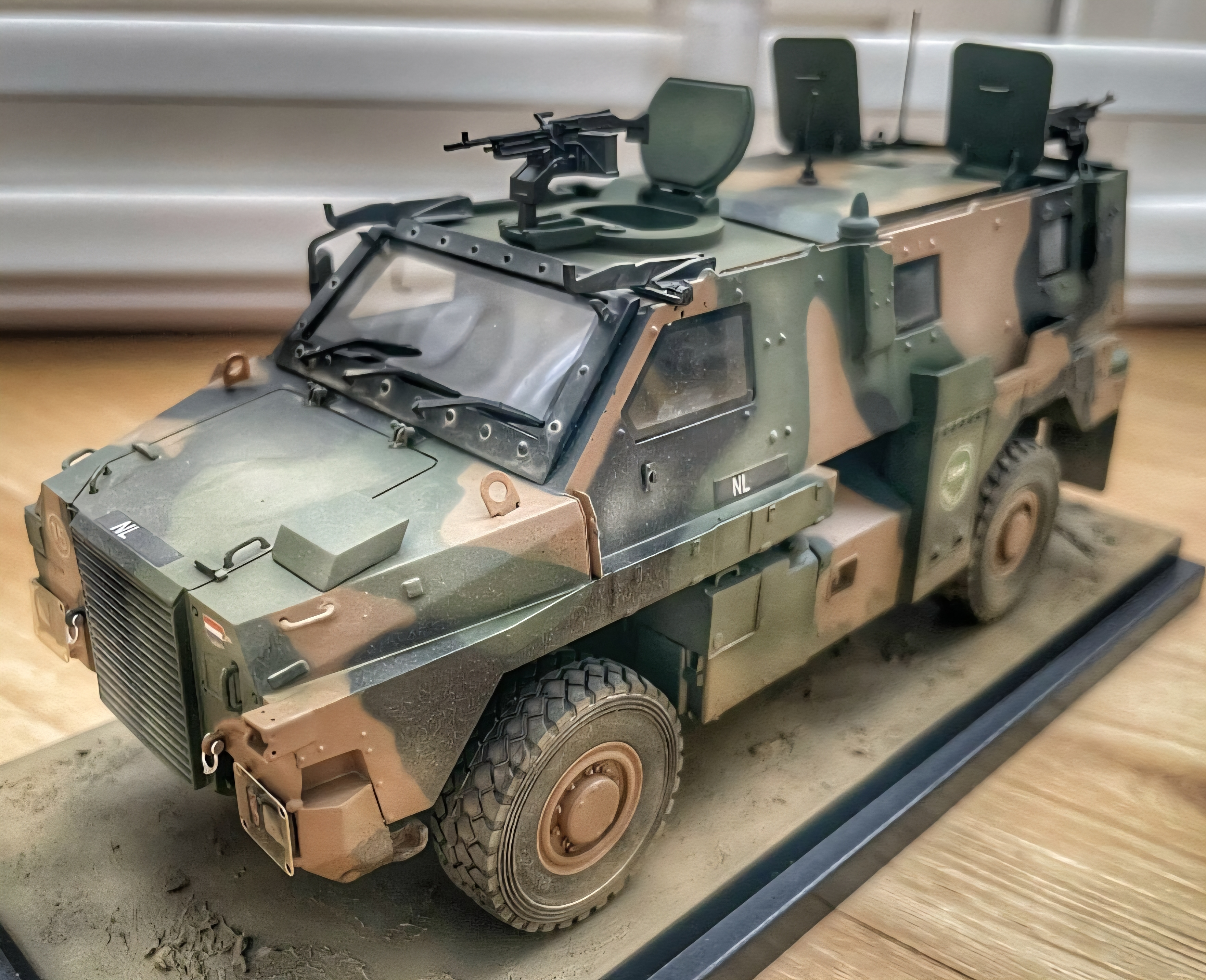 02 Scale-Masters Bushmaster NL uitvoering met los decalvel voor verschillende uitvoeringen 1/35