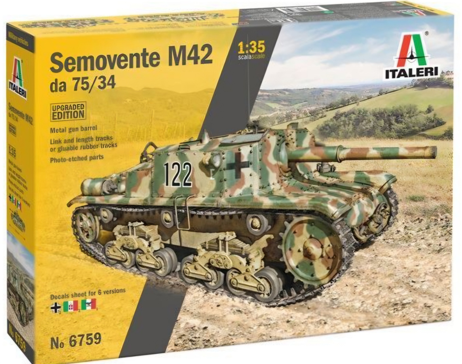 Italeri 6759 Semovente M42 da 75/34 1/35