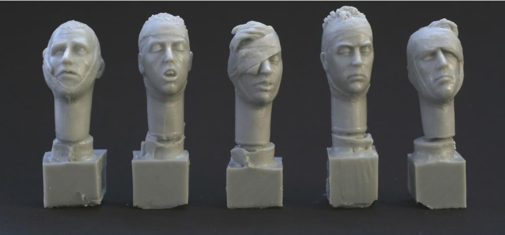 Hornet HH 23 5 Bandaged Heads 1/35