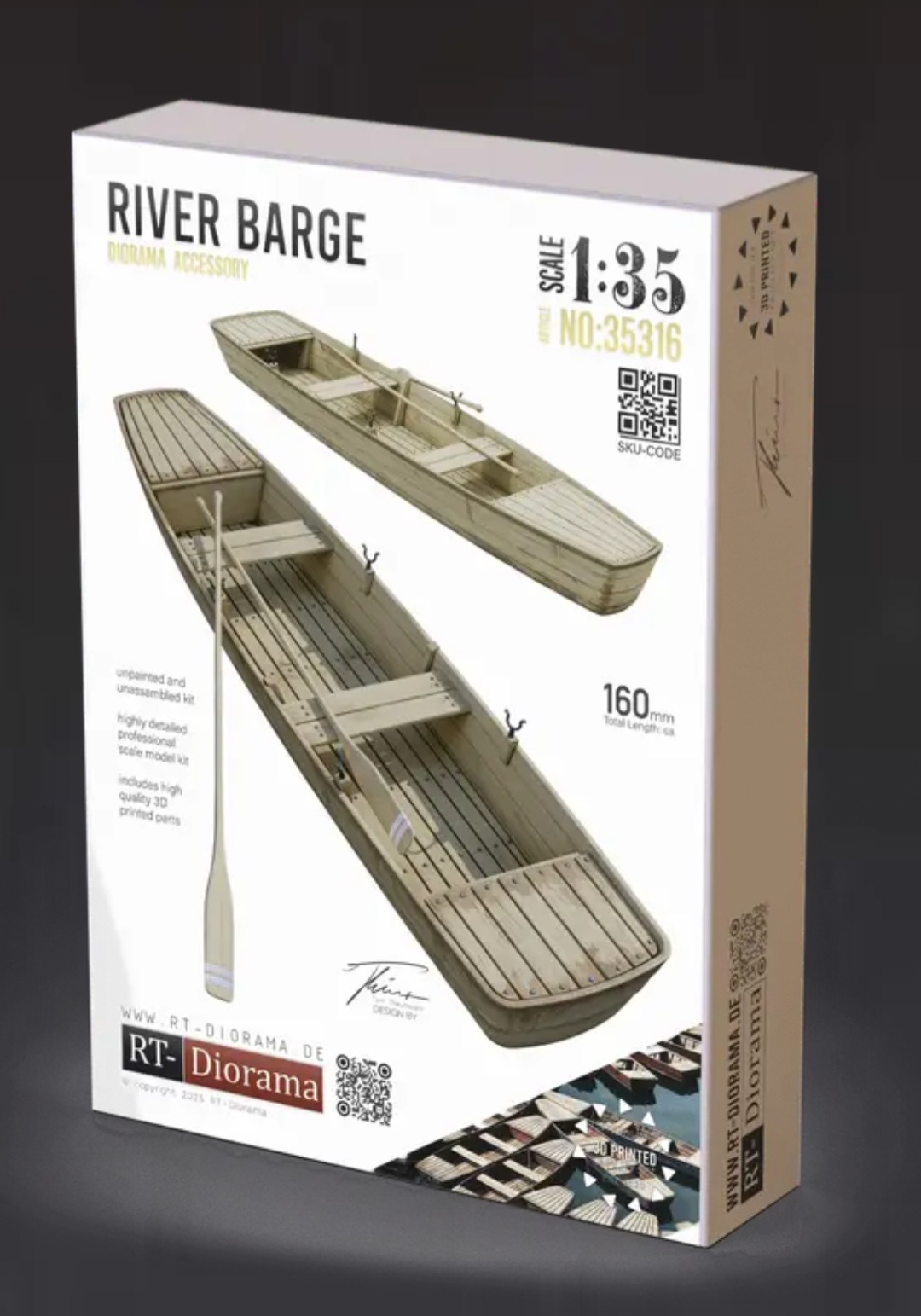 RT-Diorama 35316 River Barge 1/35