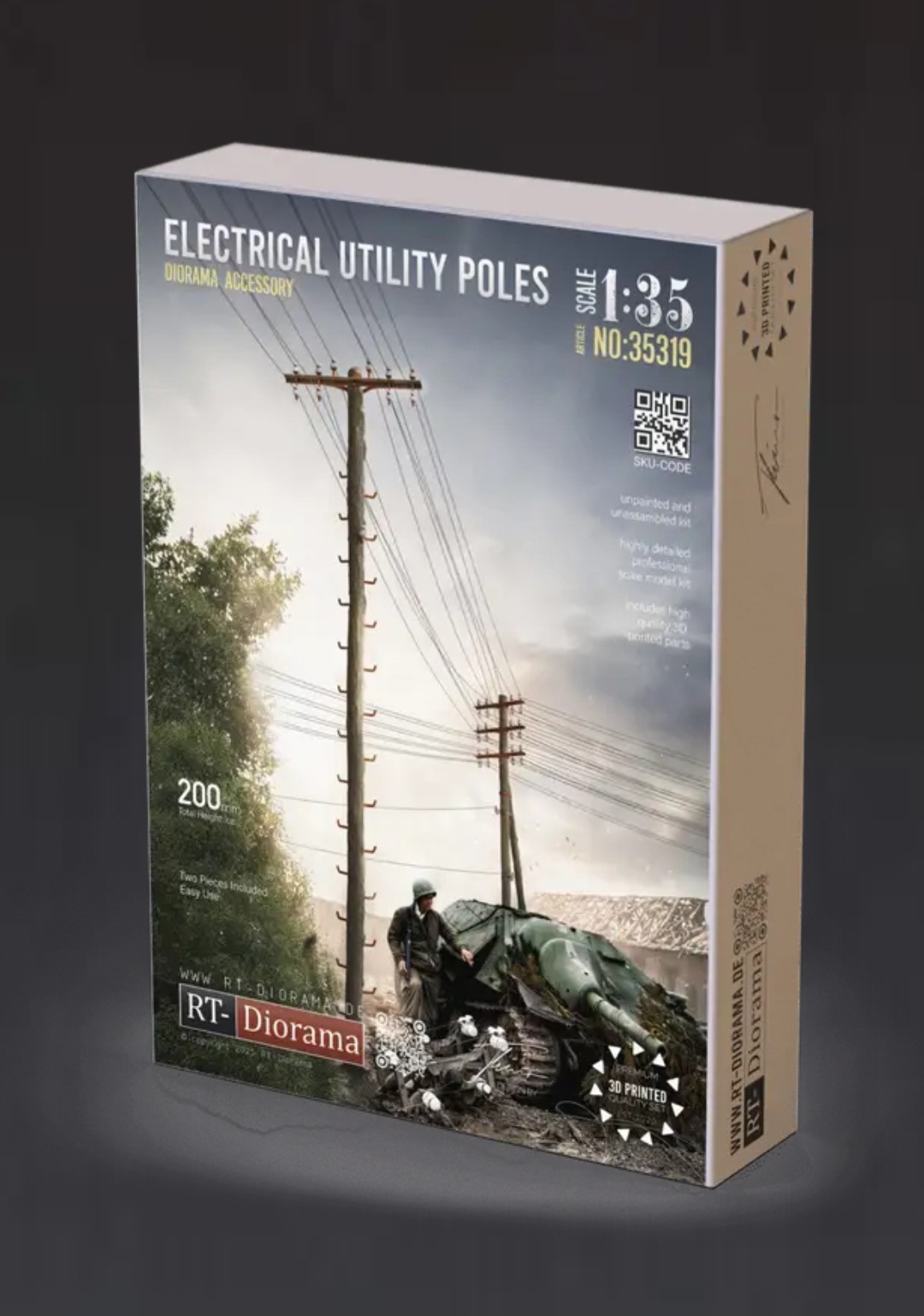 RT-Diorama 35319 Electrical Utility Poles 1/35