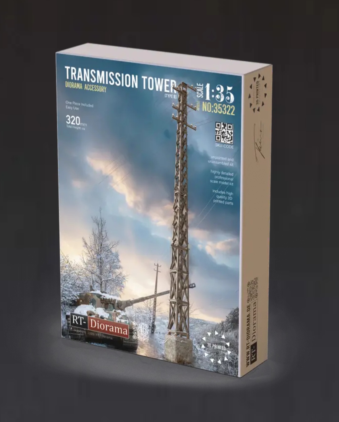RT-Diorama 35322 Transmission Tower Type B 1/35