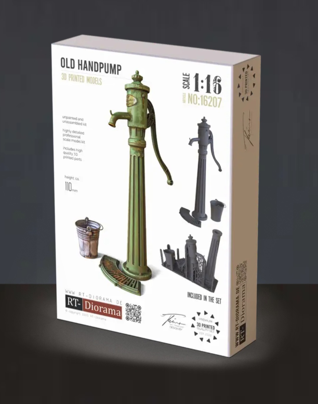 RT-Diorama 16207 Old Handpump 1/16