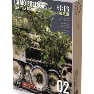 RT-Diorama 16211 Oak Tree Branches (Camo Foliage) 1/16
