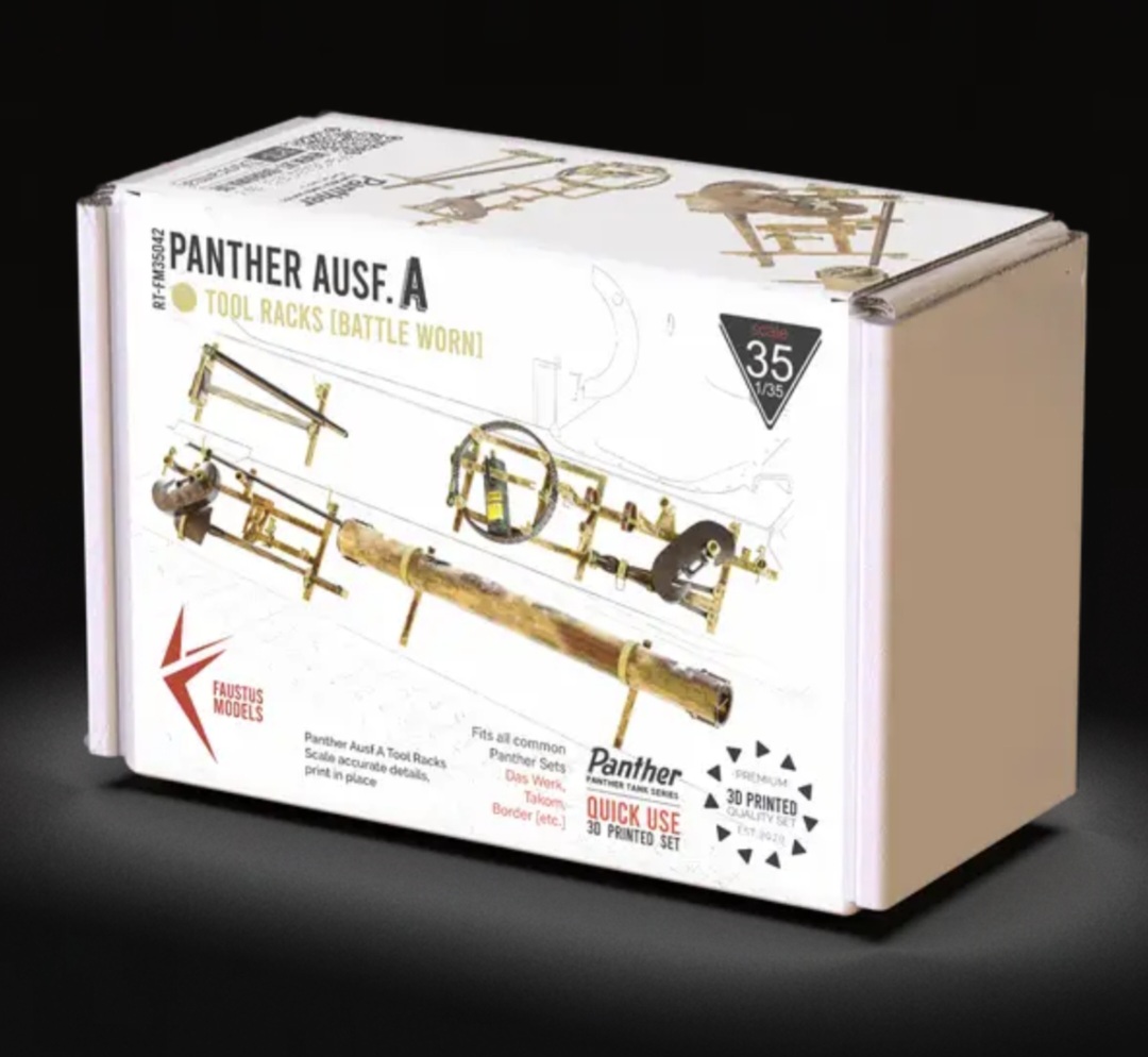 RT-Diorama FM35042 Panther Ausf. A Tools Battle Worn 1/35