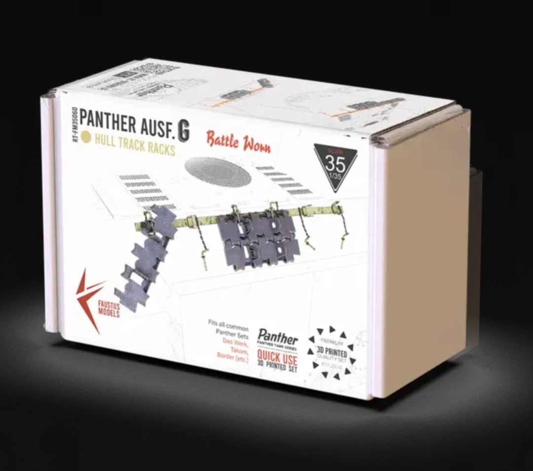 RT-Diorama FM35060 Panther Ausf. G Hull Track Racks Battle Damaged 1/35