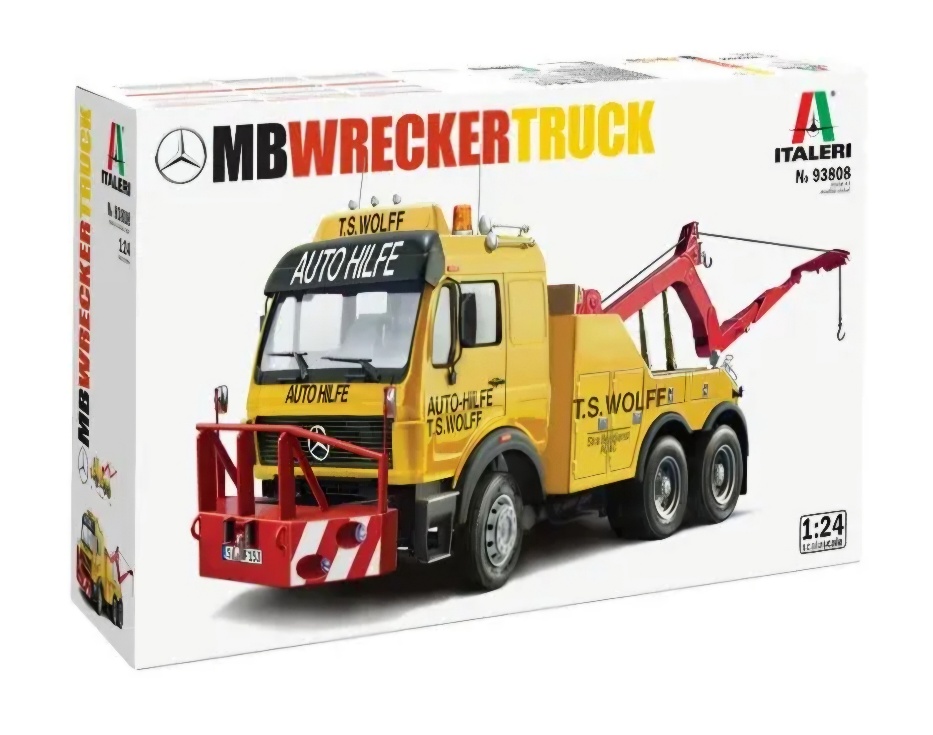 05 Italeri 93808 Mercedes-Benz Wrecker Truck 1/24