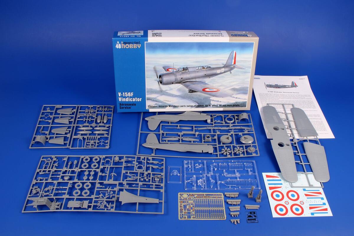 Special Hobby SH 48213 V-156F Vindicator "Aeronavale Service" 1/48 - Afbeelding 2