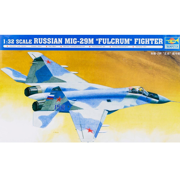5 Trumpeter 02238 Russian MiG-29M "Fulcrum" Fighter 1/32