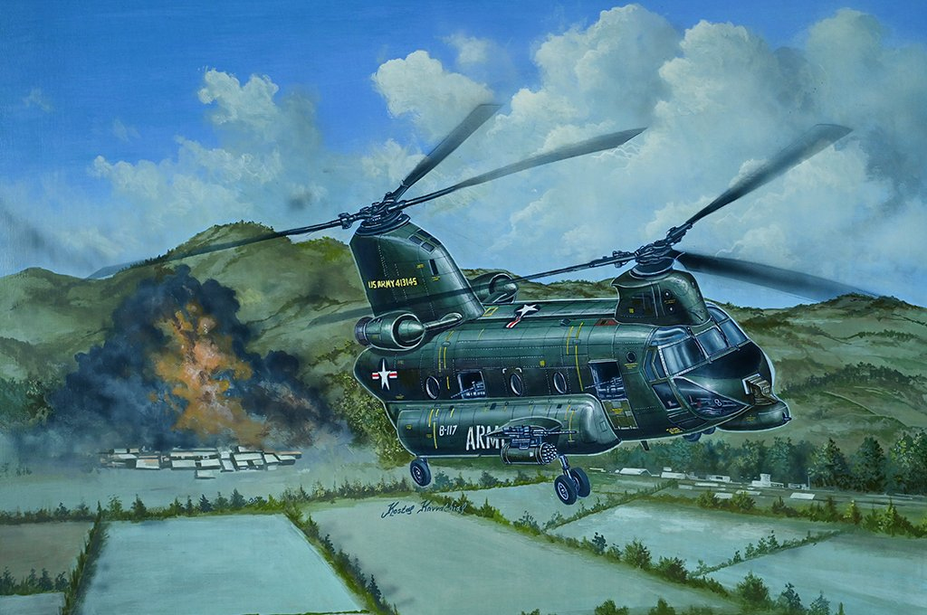 05 Trumpeter 05113 ACH-47A  Armored Chinook 1/35