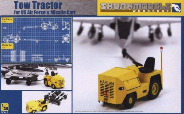 02 Skunkmodels Workshop 48028 Tow Tractor for US Air Force & Missile Cart 1/48