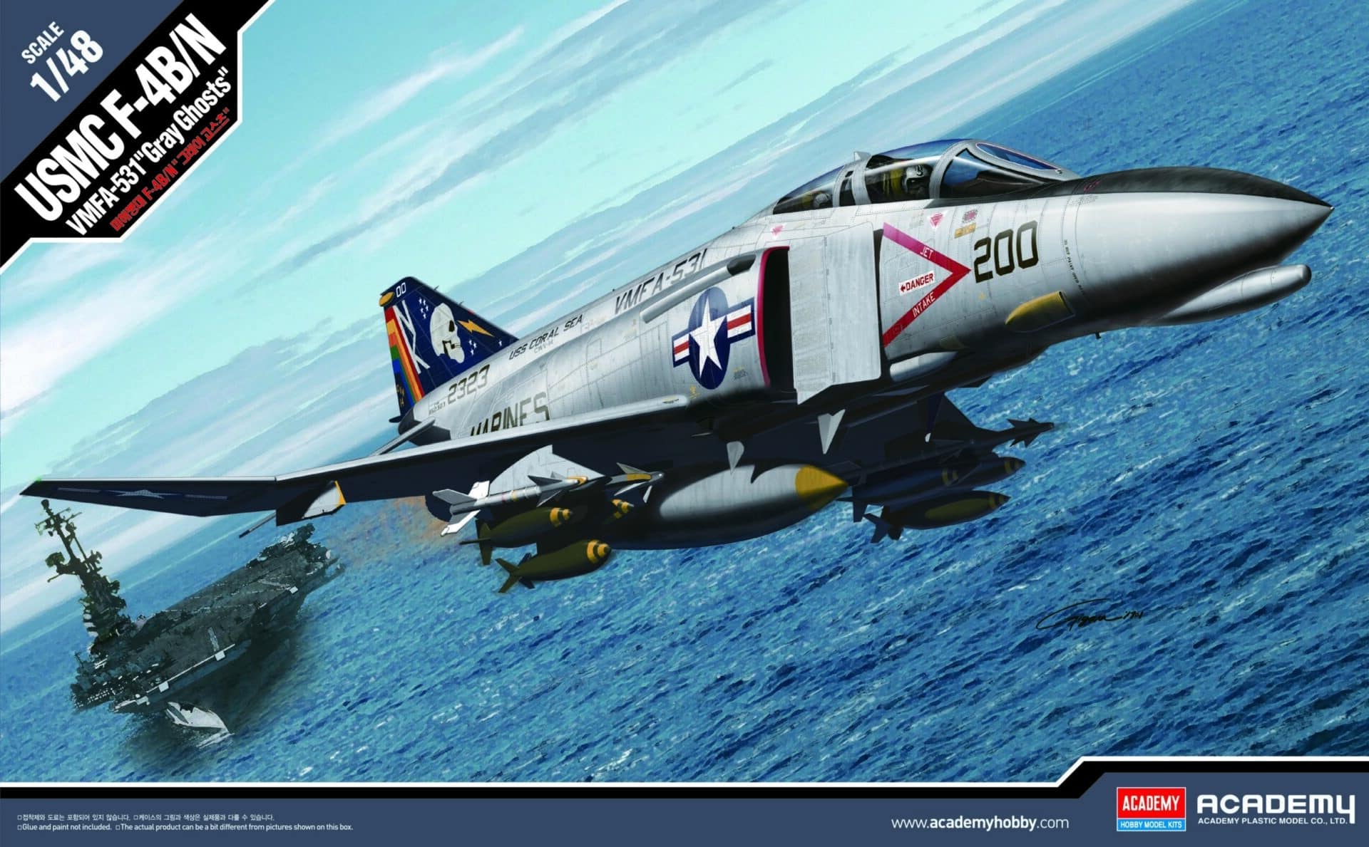 Academy 12315 USMC F-4B/N VMFA-531 "Gray Ghosts" 1/48