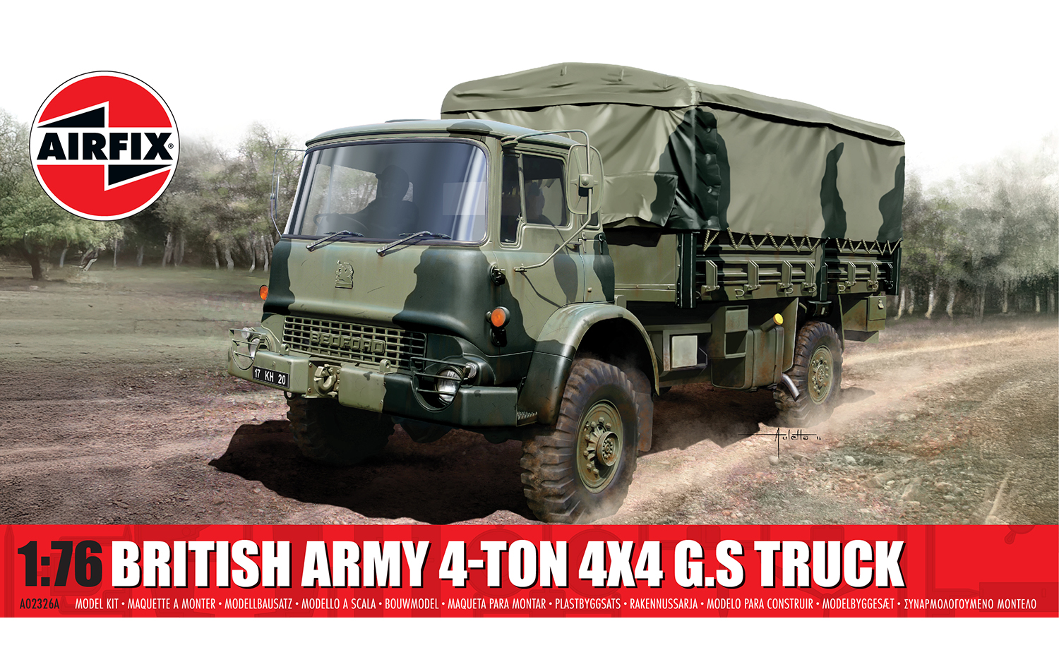 05 Airfix A02326A British Army 4-ton GS Truck 1/76