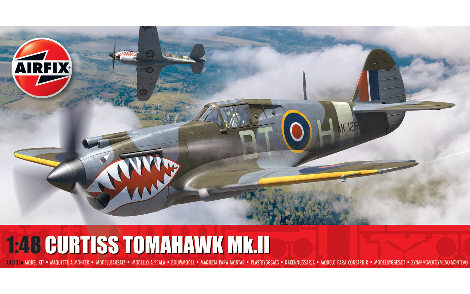 Airfix A05133A Curtiss Tomahawk Mk.II 1/48