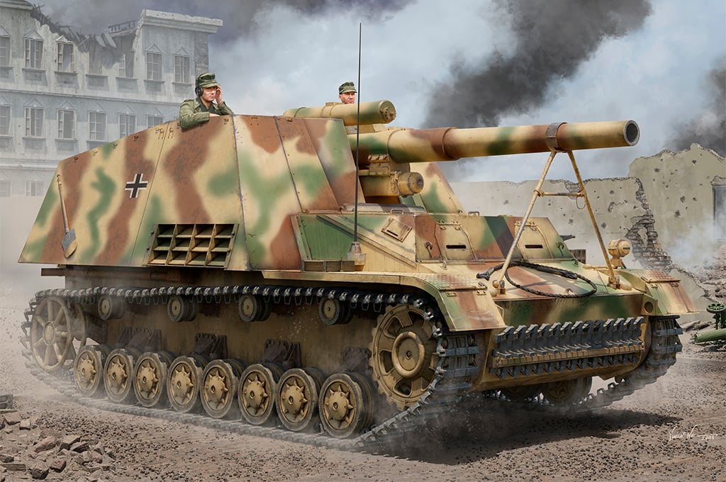 Trumpeter 00953 German Sd.Kfz.165 Hummel (Late Production) 1/16