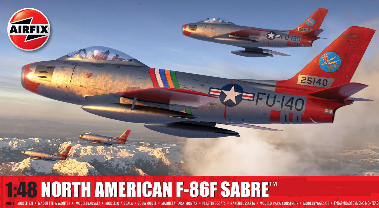 01 Airfix A08111 North American F-86F Sabre 1/48