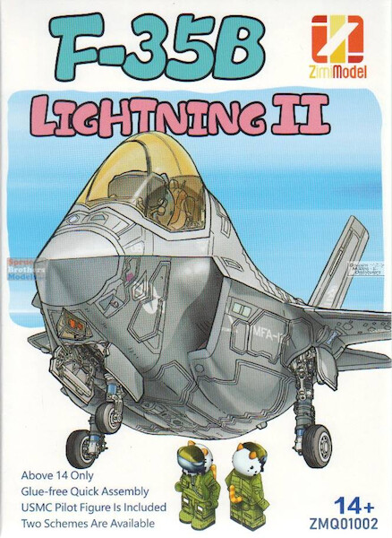 ZimiModel ZMQ01002 F-35B Lightning II USMC Pilot is Included