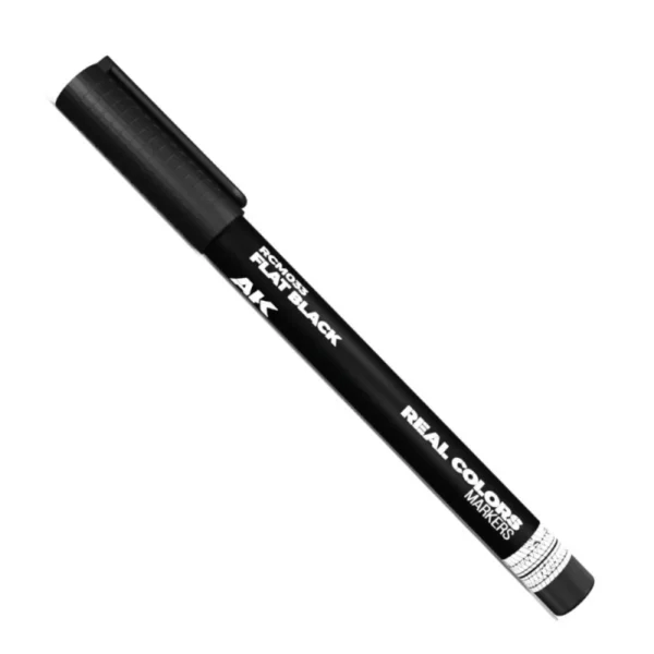 AK Interactive RCM033 Real Colors Markers Flat Black